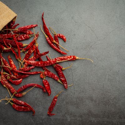 Premium RAVA Organic RED Dry Chillies (Whole) With Stem | Sabut Lal Mirch 1 KG